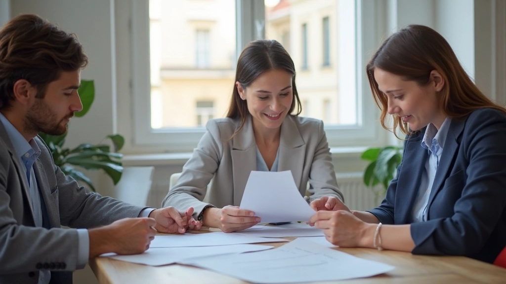 Reunião profissional com participantes multiculturais comunicando em espanhol