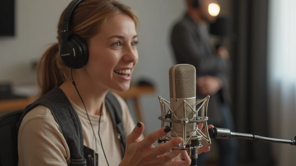 Profissional praticando pronúncia e entonação em espanhol