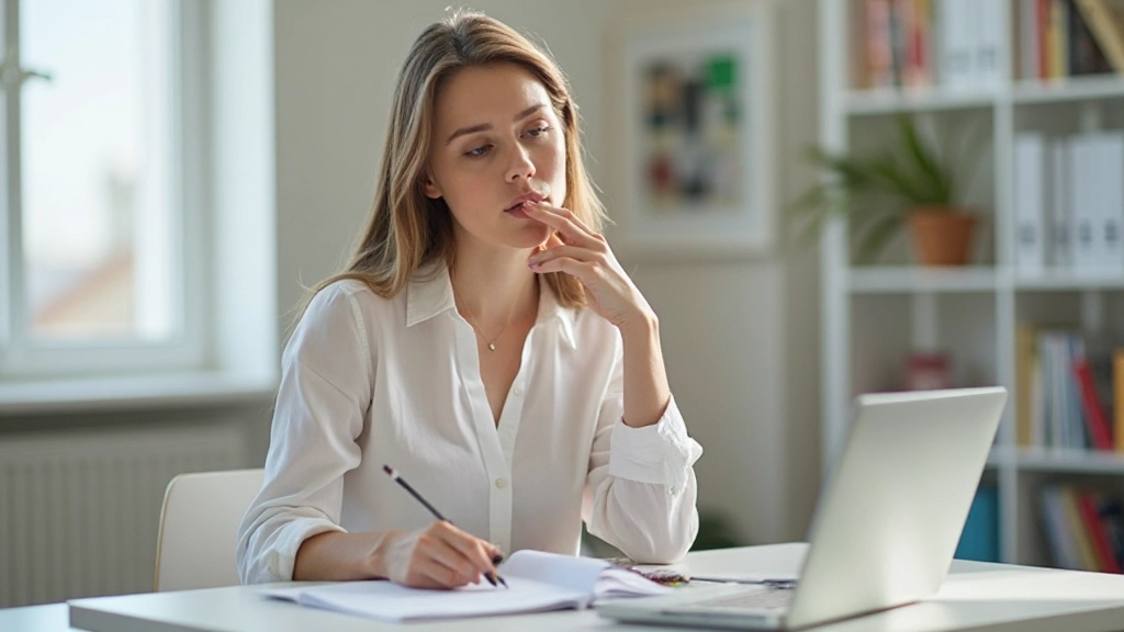 Profissional em restaurante português elegante, pedindo refeição com confiança, conversando com garçom atencioso